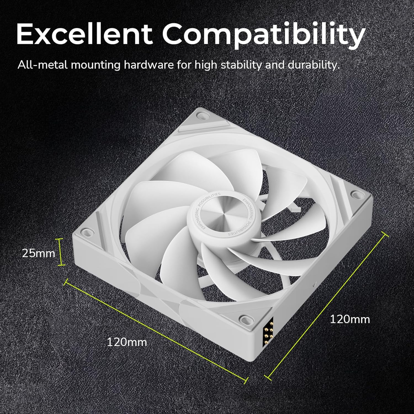 TRYX FN F-R120R-AM3M-G0W ROTA SL ARGB Reverse 120mm Fan Triple Pack White