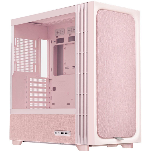 TRYX C-F500F-FM1E-G0Q FLOVA F50 Mid-Tower ATX Case Pink