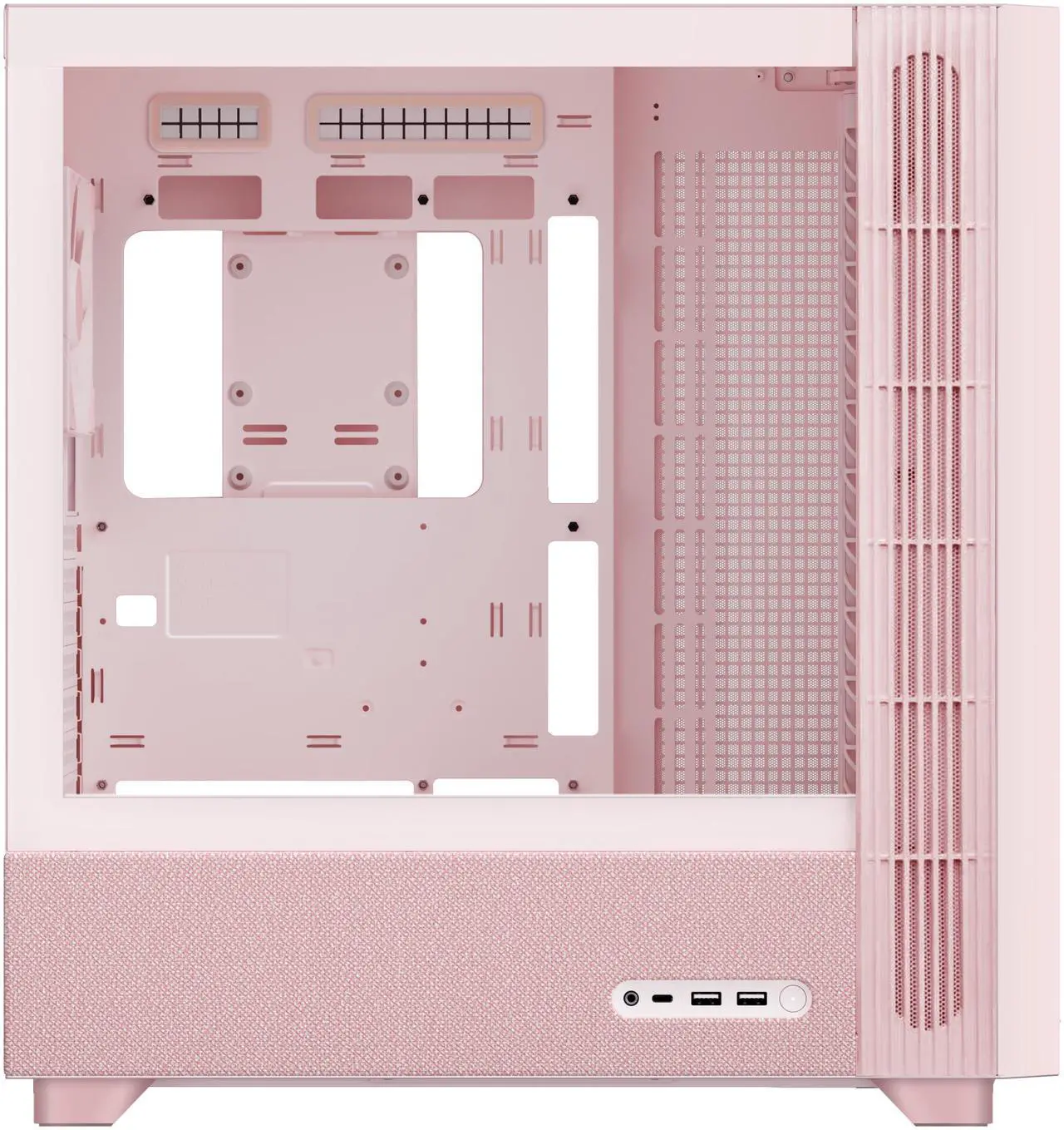 TRYX C-F500F-FM1E-G0Q FLOVA F50 Mid-Tower ATX Case Pink