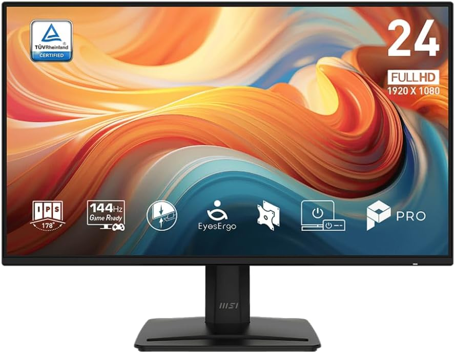 MSI PRO MP242 E14A 23.8 IPS 1920x1080 16:9 1ms 4ms 144Hz VGA HDMI DP SPK