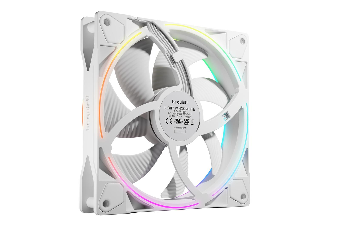 be quiet! BL135 Light Wings 140mm PWM Reverse White