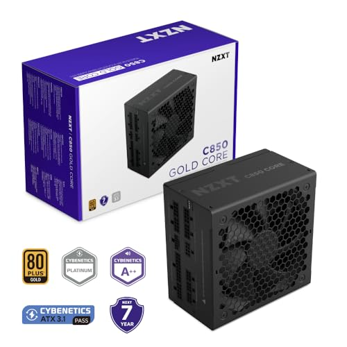 NZXT PA-8G3BB-US C850 GOLD CORE 850W 80+Gold Fully-modular ATX3.1