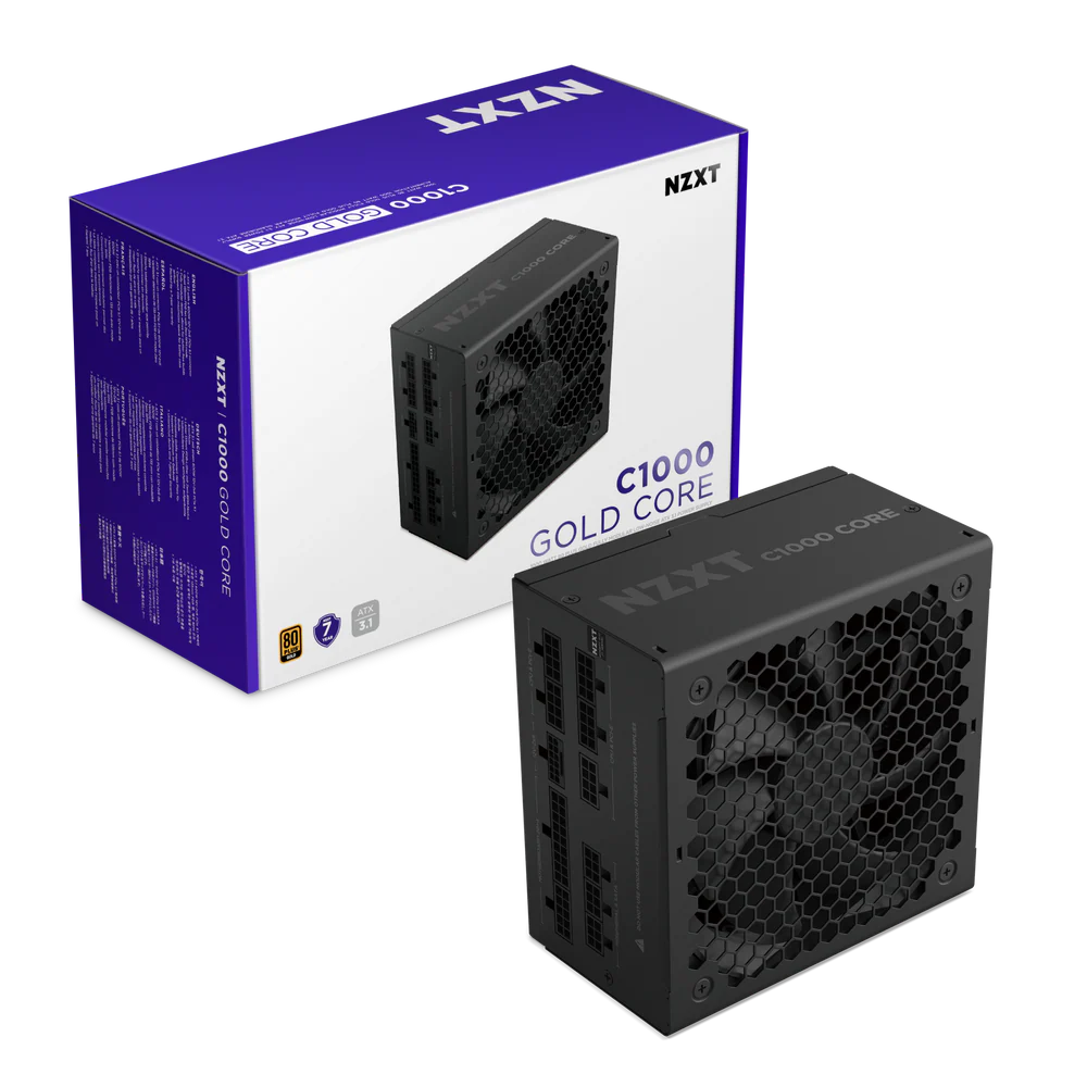 NZXT PA-0G3BB-US C1000 GOLD CORE 1000W 80+Gold Fully-modular ATX3.1