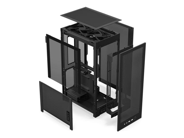 NZXT CS CI-H21FB-01 H2 Flow Mini-ITX SFF Steel Tempered Glass Black Retail