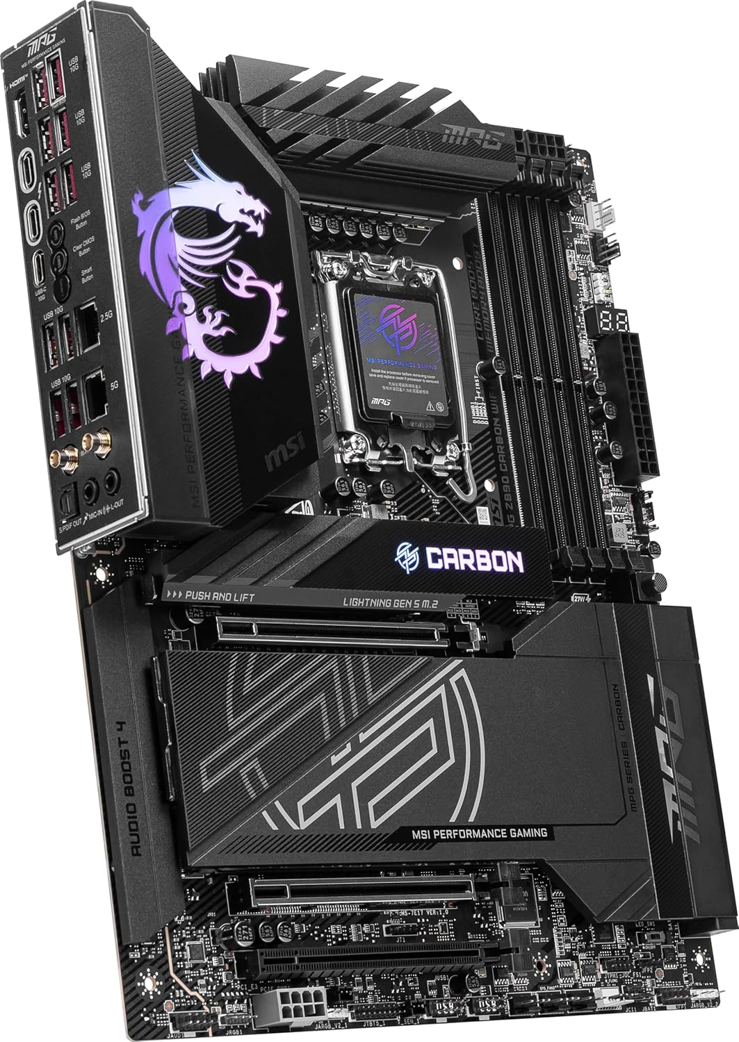 MSI MPG X870E CARBON MAX WIFI X870E AM5 Max256GB DDR5 ATX