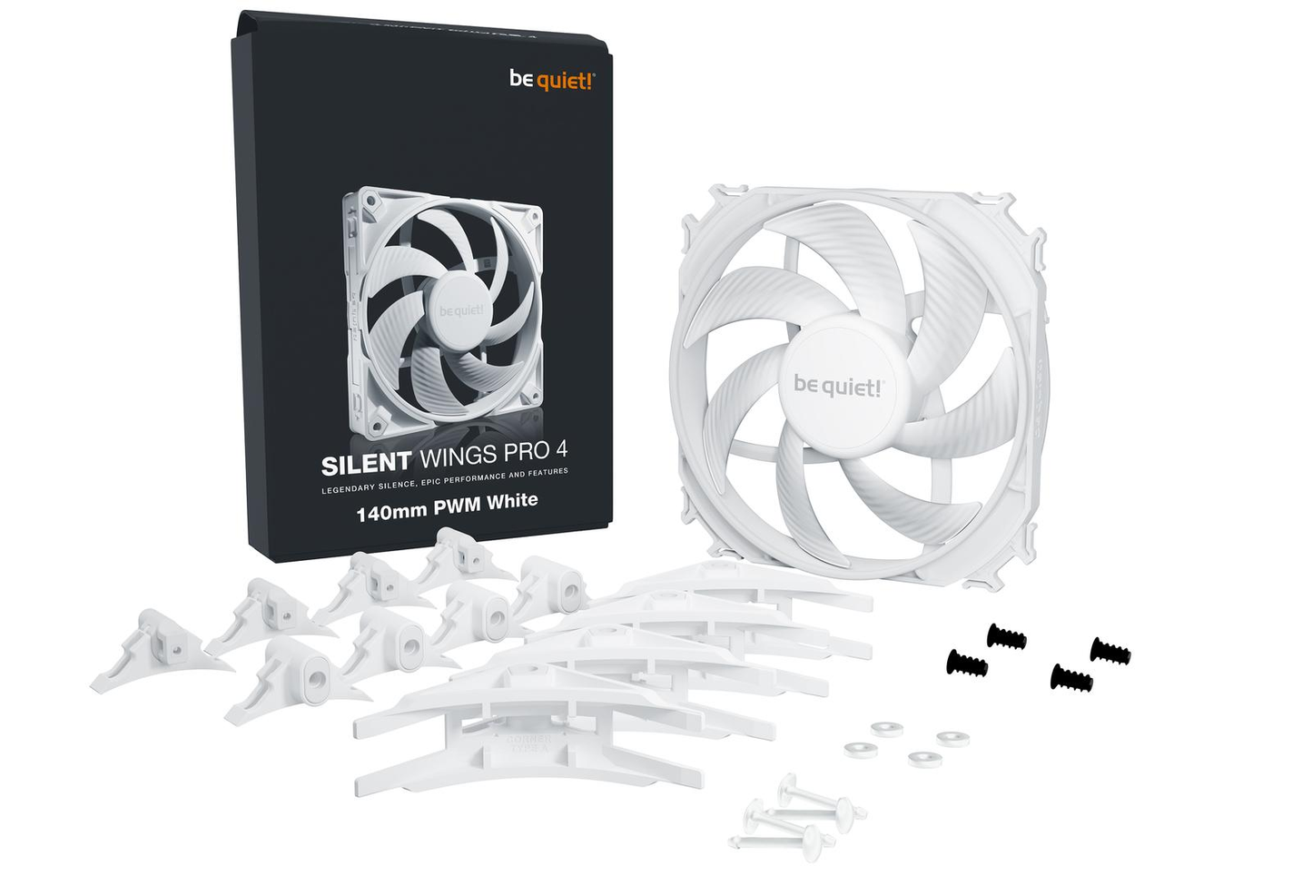 be quiet! BL119 Silent Wings Pro 4 140mm PWM White