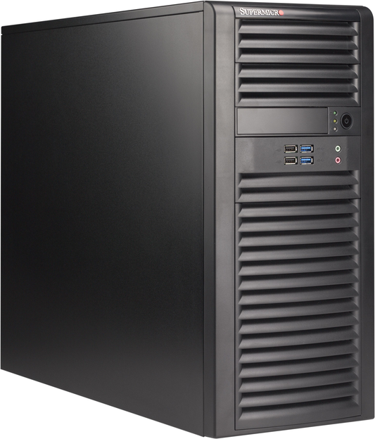 Supermicro CSE-732D4-668B Mid-Tower 2x5.25External 4x3.5Internal Black