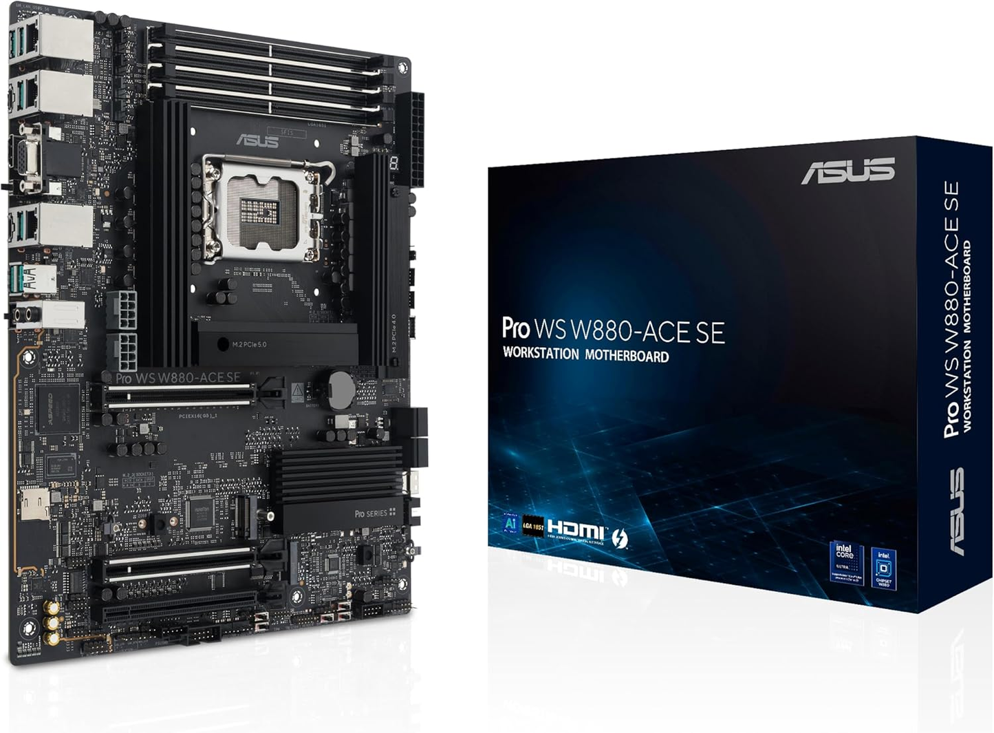 ASUS Pro WS W880-ACE SE W880 LGA1851 max.256GB DDR5 ATX Brown Box
