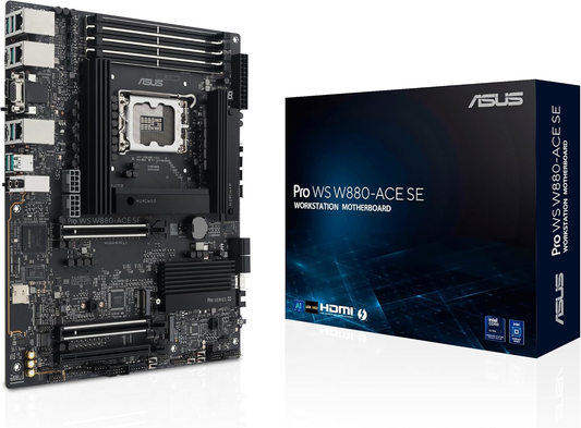 ASUS Pro WS W880-ACE SE W880 LGA1851 max.256GB DDR5 ATX Brown Box