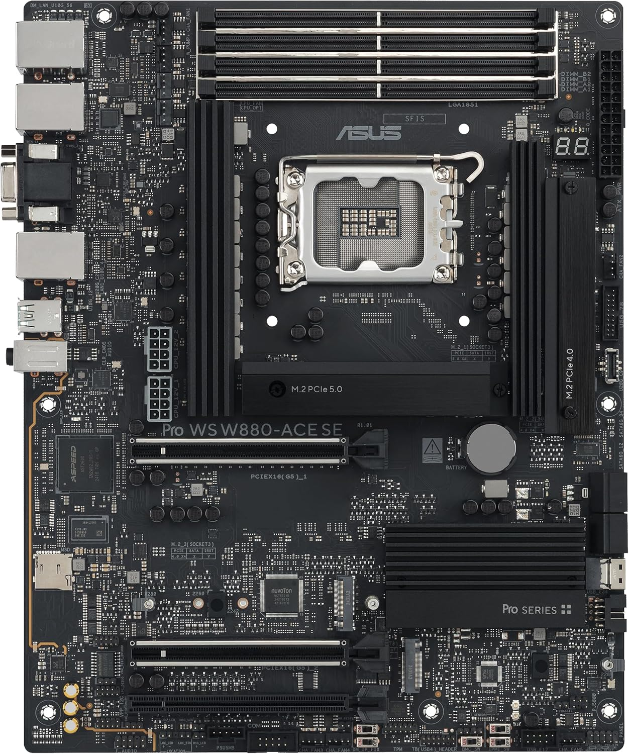 ASUS Pro WS W880-ACE SE W880 LGA1851 max.256GB DDR5 ATX Brown Box
