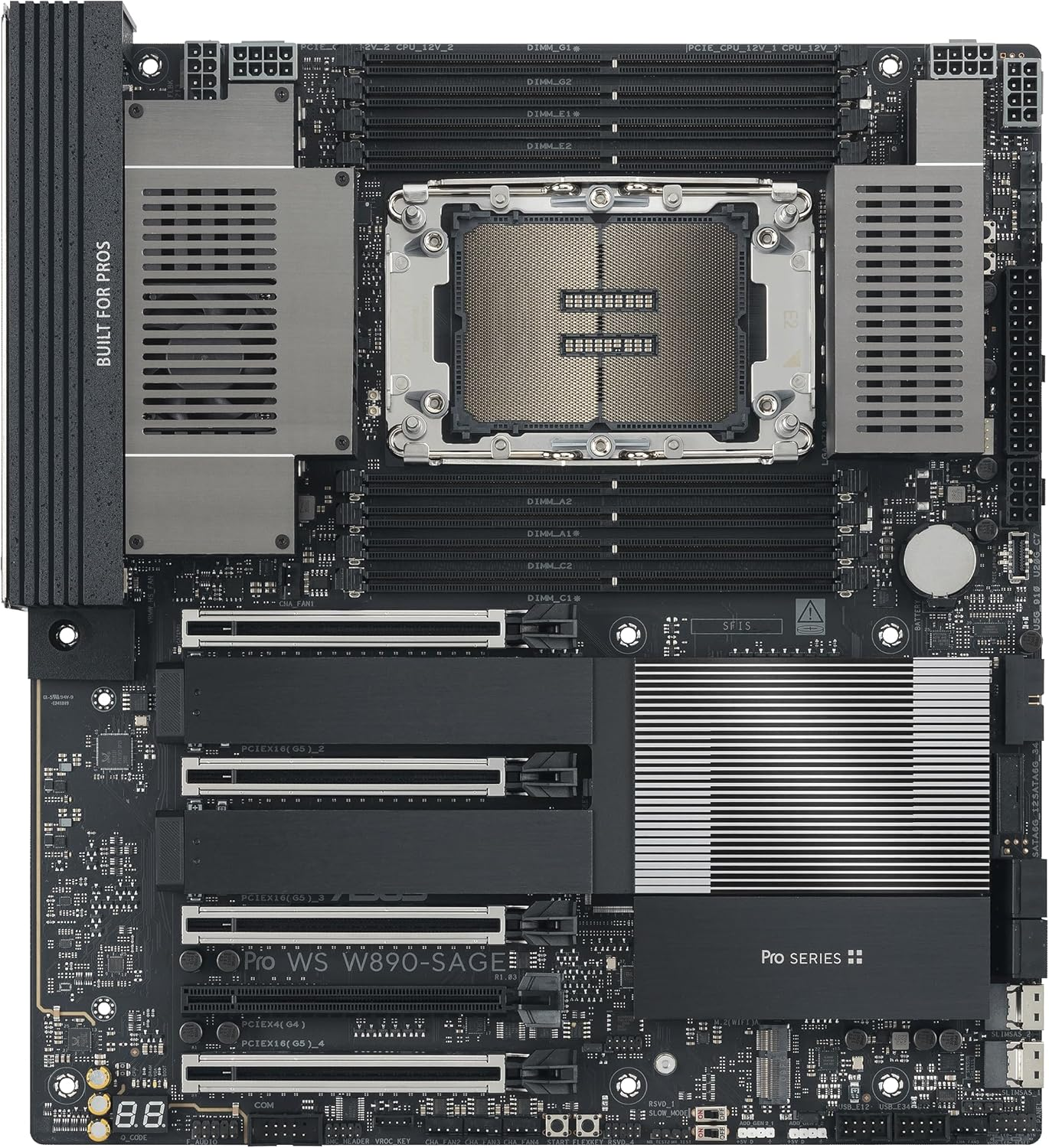ASUS Pro WS W890-SAGE W890 LGA4710-2 Max4TB DDR5 CEB