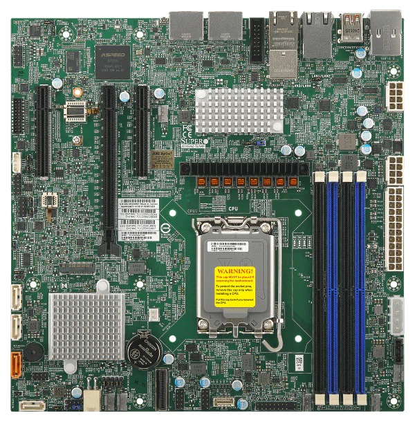 Supermicro MBD-X14SAZ-TLN4F-B W880 Socket V1 LGA1851 Max192GB DDR5 MicroATX