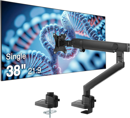 SIIG CE-MT2T12-S1 Aluminum Mechanical Spring Slim Monitor Arm Single