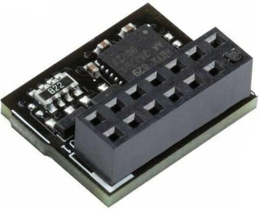 Asus TPM-SPI SPI 14-1pin Nuvoton NPCT750 TPM2.0 Bulk Pack