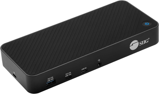 SIIG JU-DK0P11-S1 Triple Hybrid 4K Video Docking Station with PD Charging