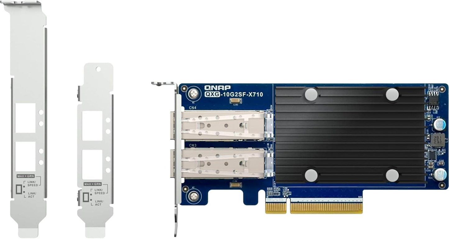 QNAP QXG-10G2SF-X710 Dual-port SFP+ 10GbE Network Expansion Card