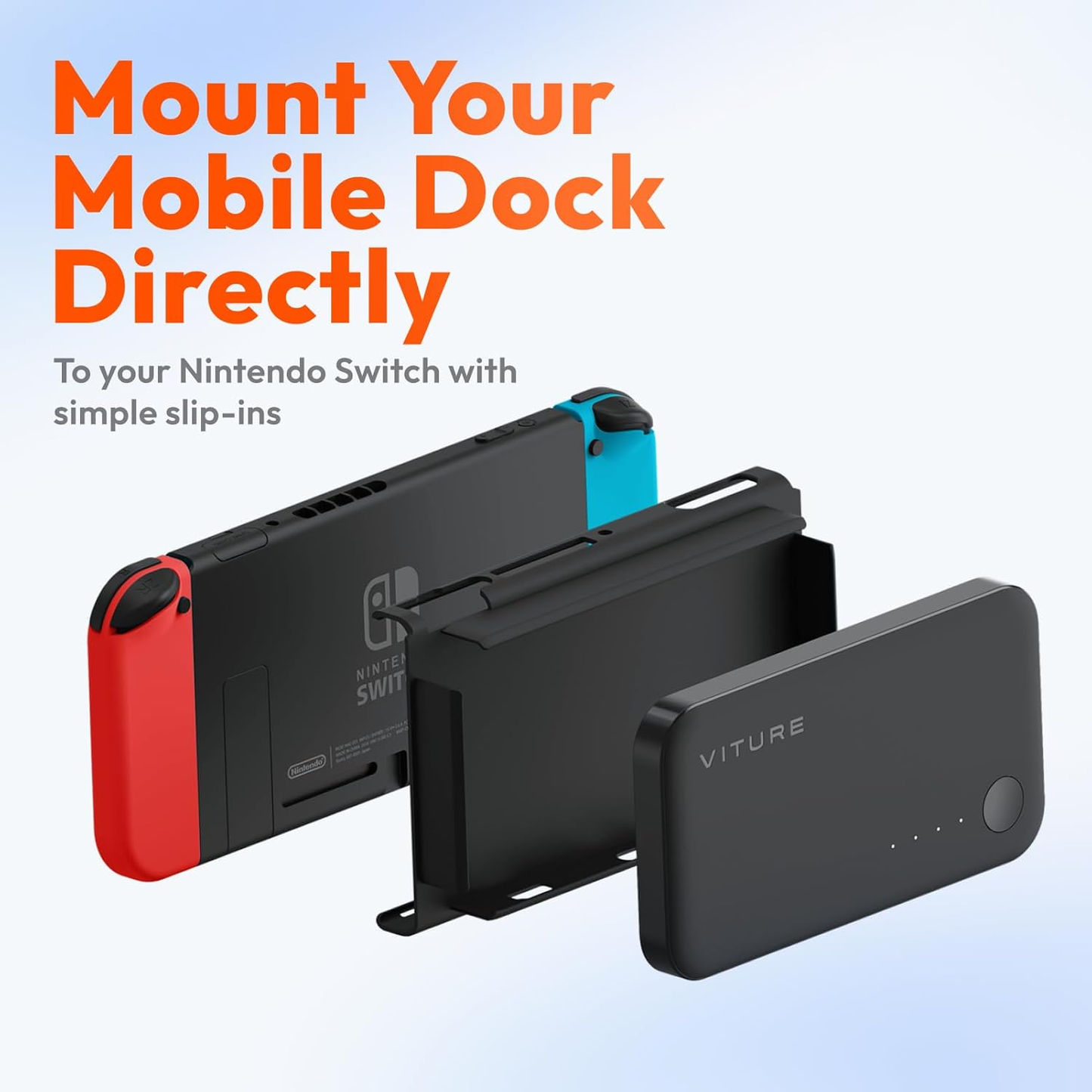 VITURE One-DkMt-Swh-Blk Mobile Dock Mount for Switch