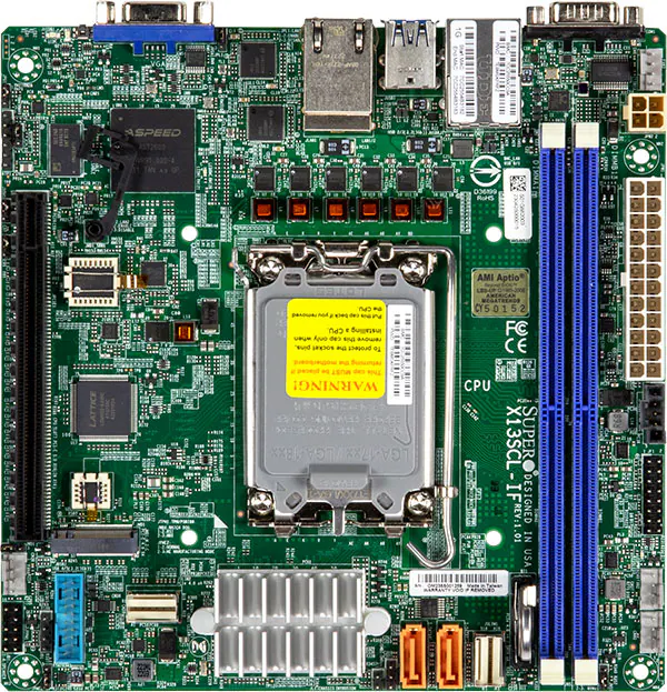Supermicro MBD-X13SCL-IF-B C262 LGA1700 Max64GB DDR5 Mini-ITX Brown Box