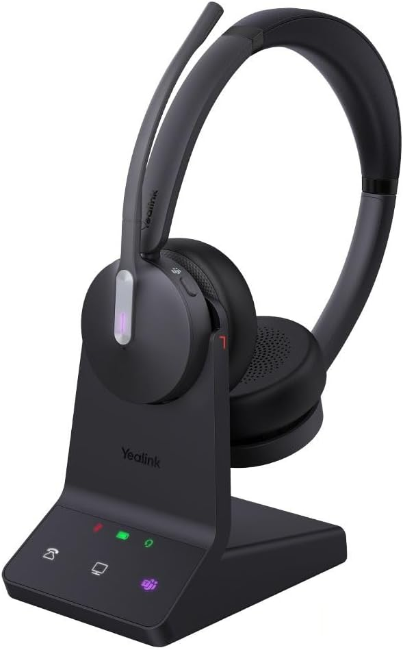 Yealink 1208674 WH64 Dual Teams DECT Hybrid Wireless Headset