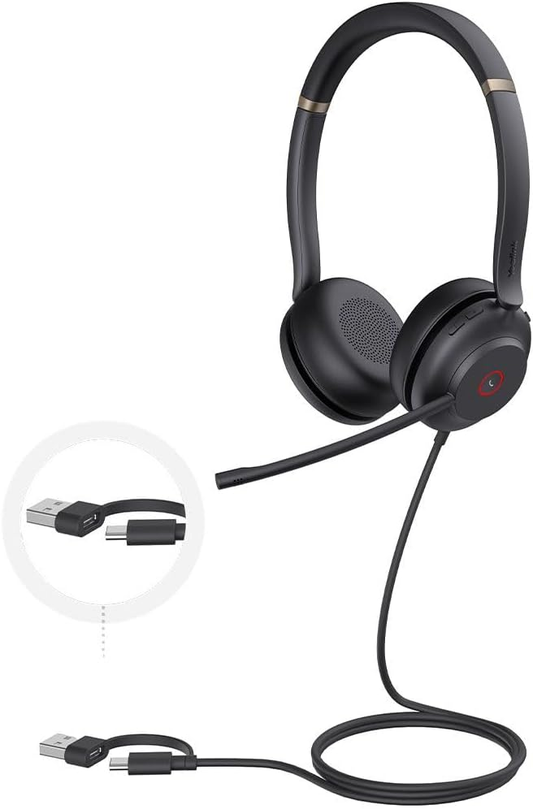 Yealink 1308141 UH37 Dual UC USB-C A Headset Retail