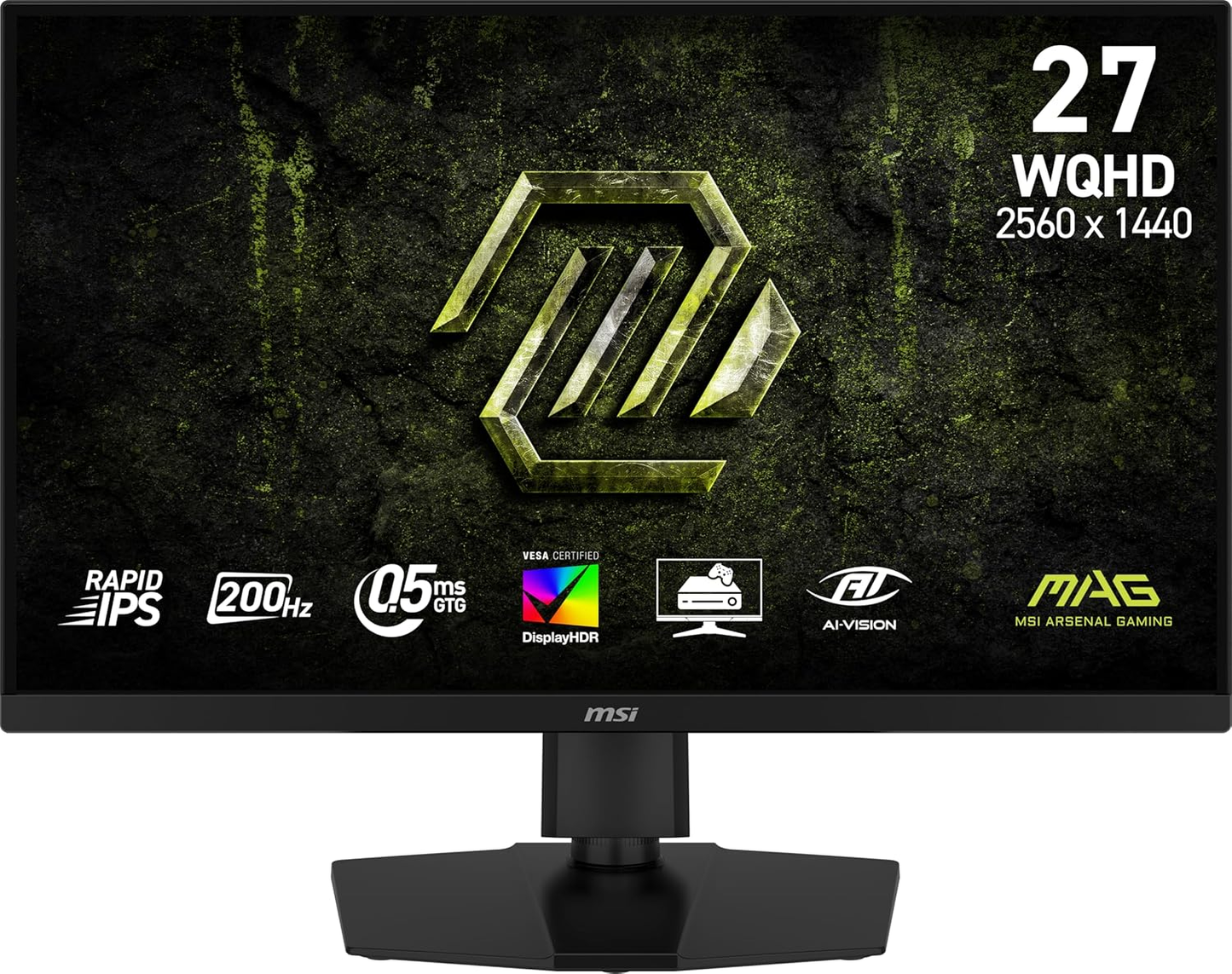 MSI MAG 274QPF E20 27 Rapid IPS 2560x1440 16:9 0.5ms 200Hz DP 2xHDMI