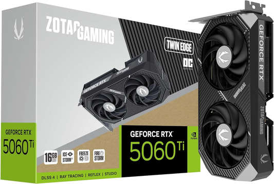 Zotac ZT-B50620H-10A GeForce RTX 5060 Ti 16GB Twin Edge OC 16GB GDDR7