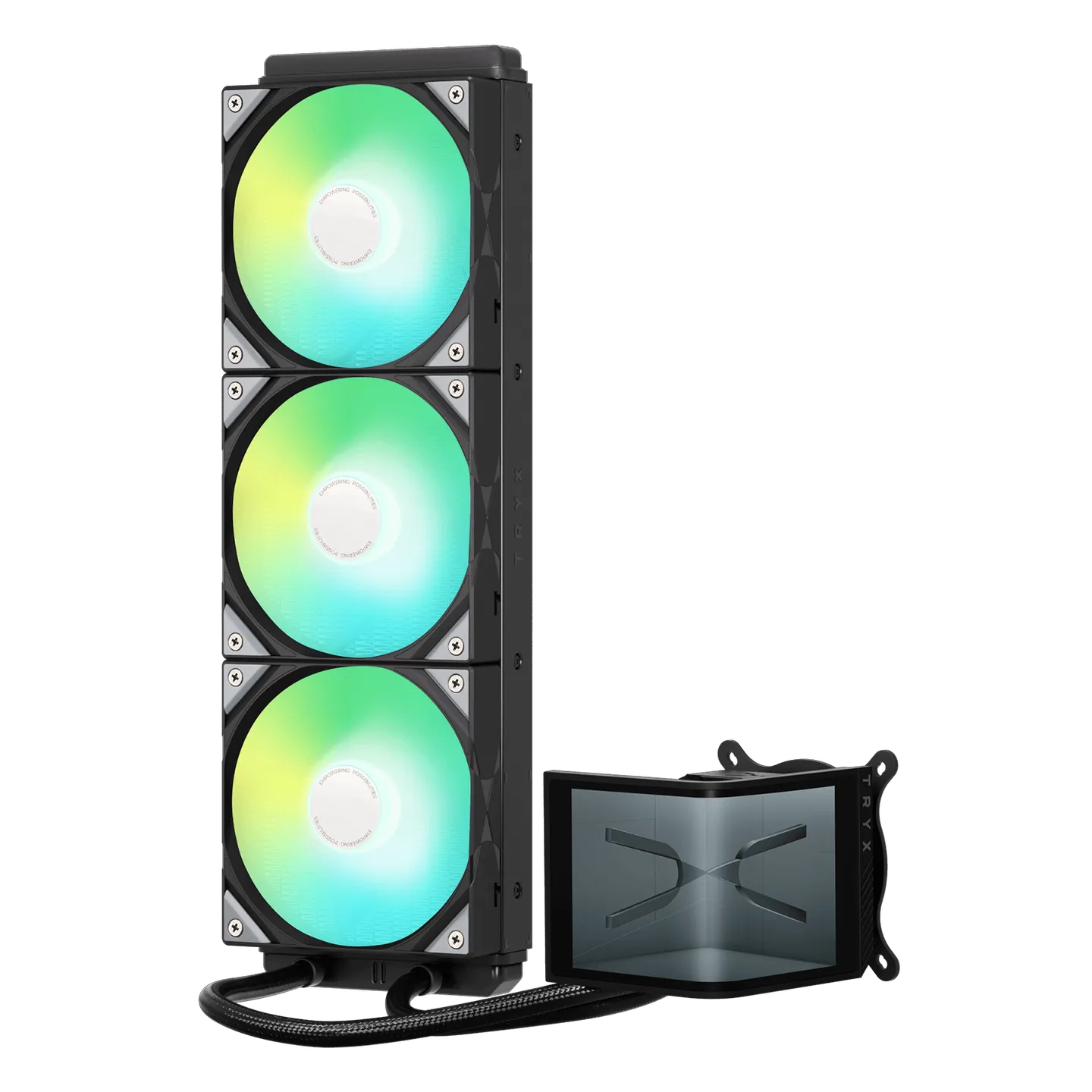 TRYX L-P360L-DM0M-SSK PANORAMA SE 360 w o fan SI Edition AIO Cooler Black