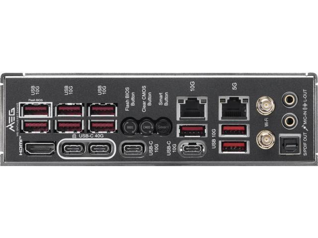 MSI MEG X870E ACE MAX AMD X870E AM5 Max256GB DDR5 ATX