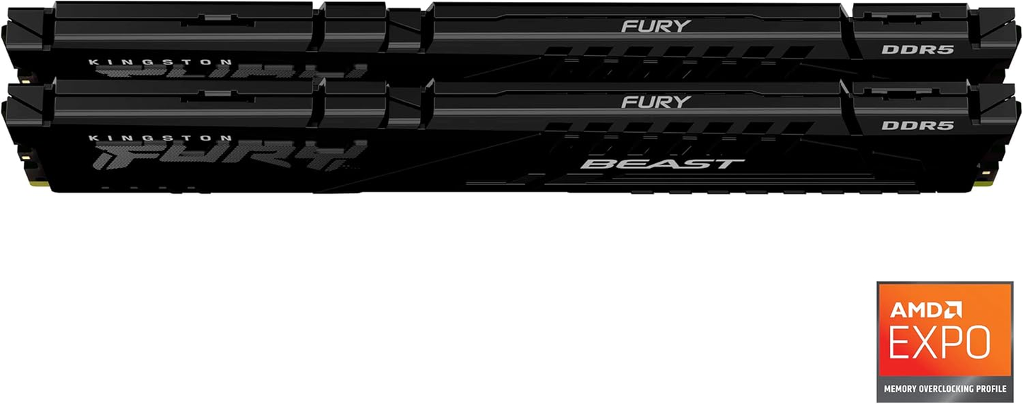 Kingston KF556C36BBEK2-32 32GB 5600MT s DDR5 CL36 DIMM K2 FURY Beast Black