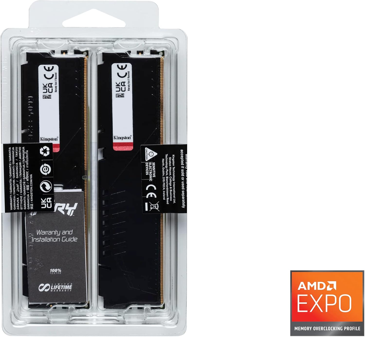 Kingston KF556C36BBEK2-32 32GB 5600MT s DDR5 CL36 DIMM K2 FURY Beast Black
