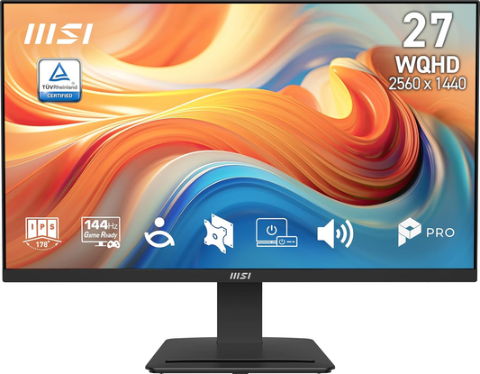 MSI PRO MP273Q E14 27 IPS WQHD 2560x1440 16:9 1ms 4ms 144Hz 2xHDMI DP