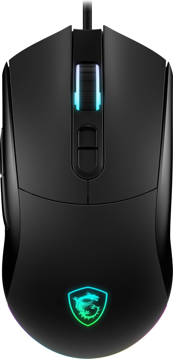 MSI FORGEGM320 FORGE GM320 Lightweight Gaming Mouse Optical RGB USB2.0