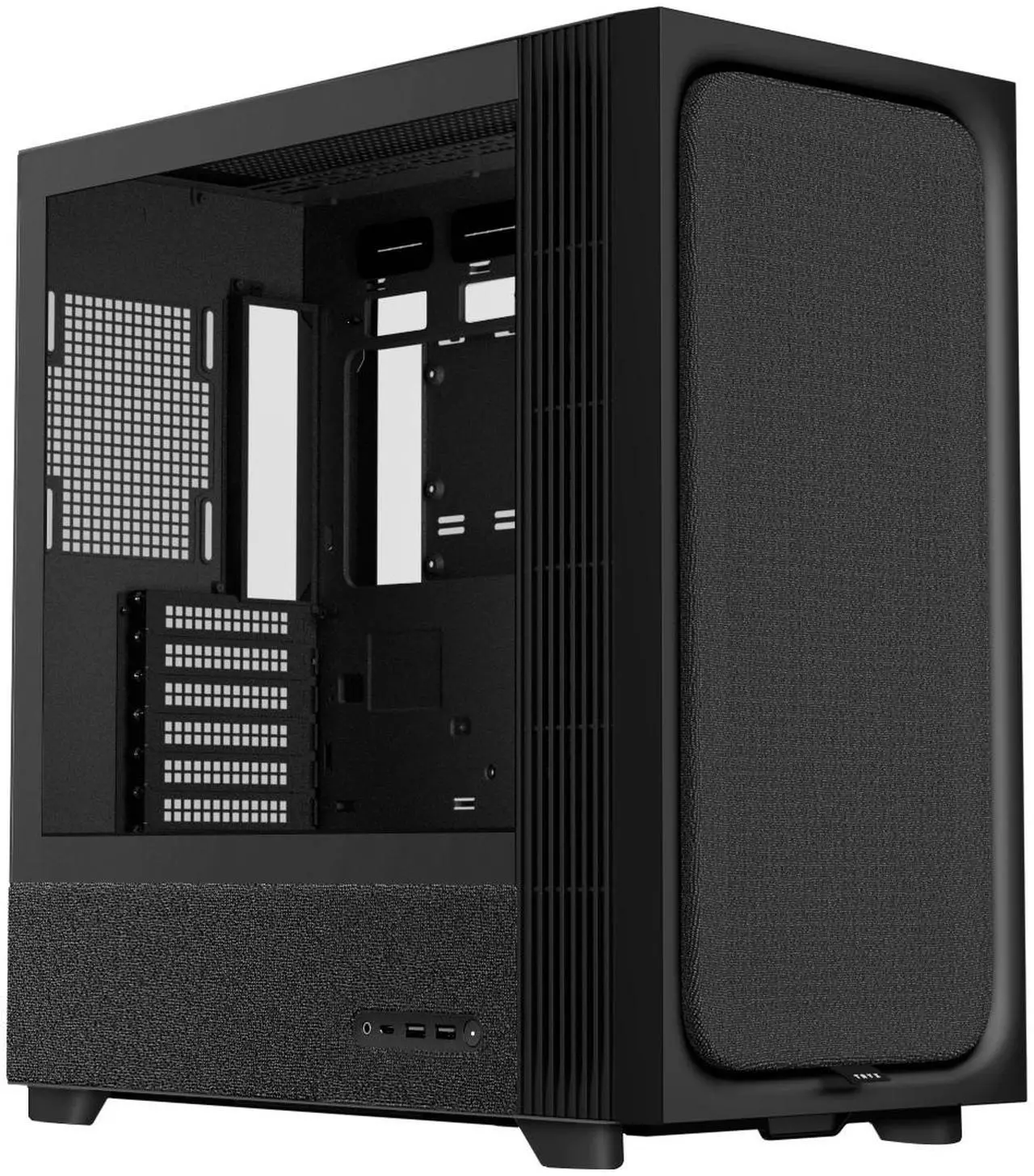 TRYX C-F500F-FM1E-G0K FLOVA F50 Mid-Tower ATX Case Black