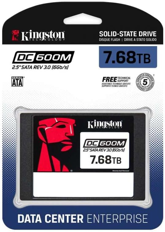 Kingston SEDC600M 7680G 7680G DC600M 2.5 Enterprise SATA SSD