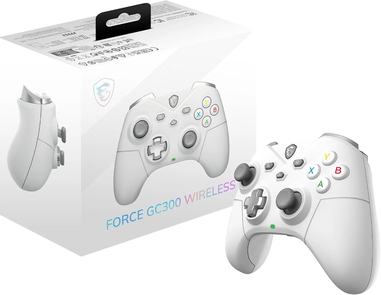 MSI FORCE GC300 W WHITE 2.4GHz Wireless Bluetooth USB 2.0