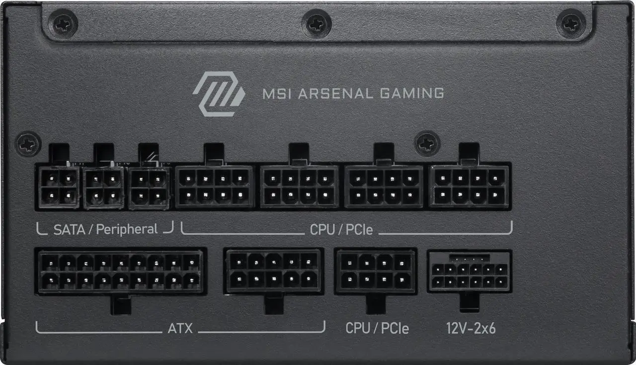 MSI MAG A1000PLS PCIE5 1000W APFC 80+Platinum Fully-Modular ATX 12V