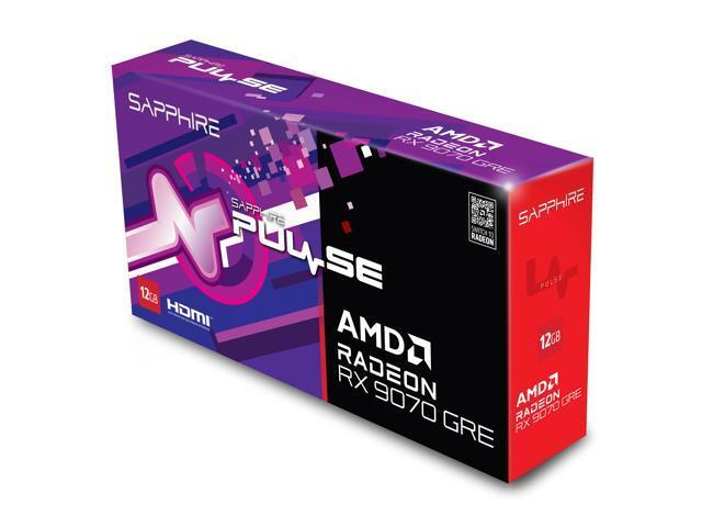 Sapphire 11354-01-20G PULSE RADEON RX 9070 GRE GAMING OC 12GB GDDR6