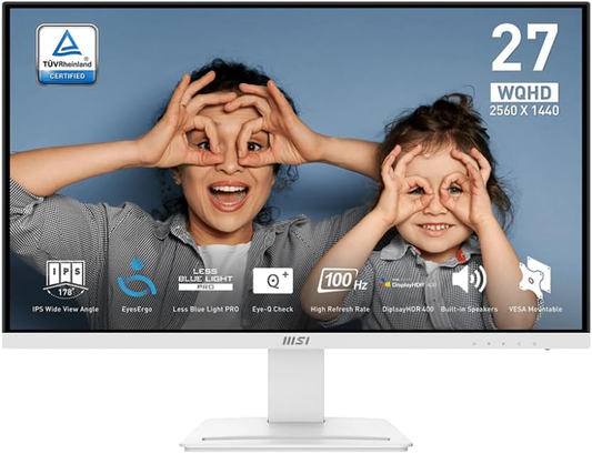MSI PRO MP273QW E14 27 IPS WQHD 2560x1440 16:9 1ms 4ms 144Hz HDMI DP