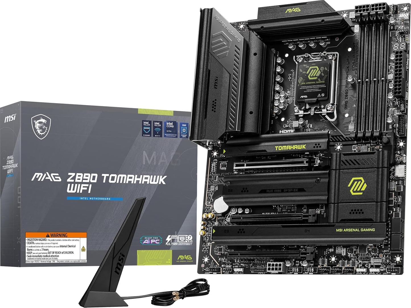 MSI MAG Z890 TOMAHAWK WIFI II Z890 LGA1851 Max.256GB DDR5 ATX
