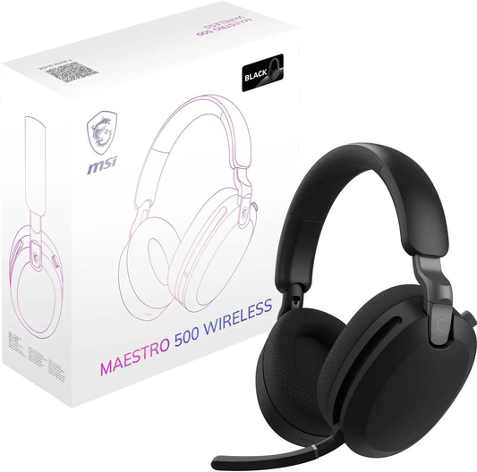 MSI MAESTRO 500 W BLACK w MIC 2.4GHz Wireless Bluetooth 3.5mm