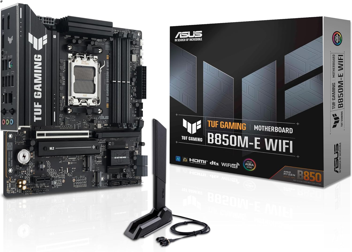 ASUS TUF GAMING B850M-E WIFI B850 AM5 Max256GB DDR5 micro-ATX