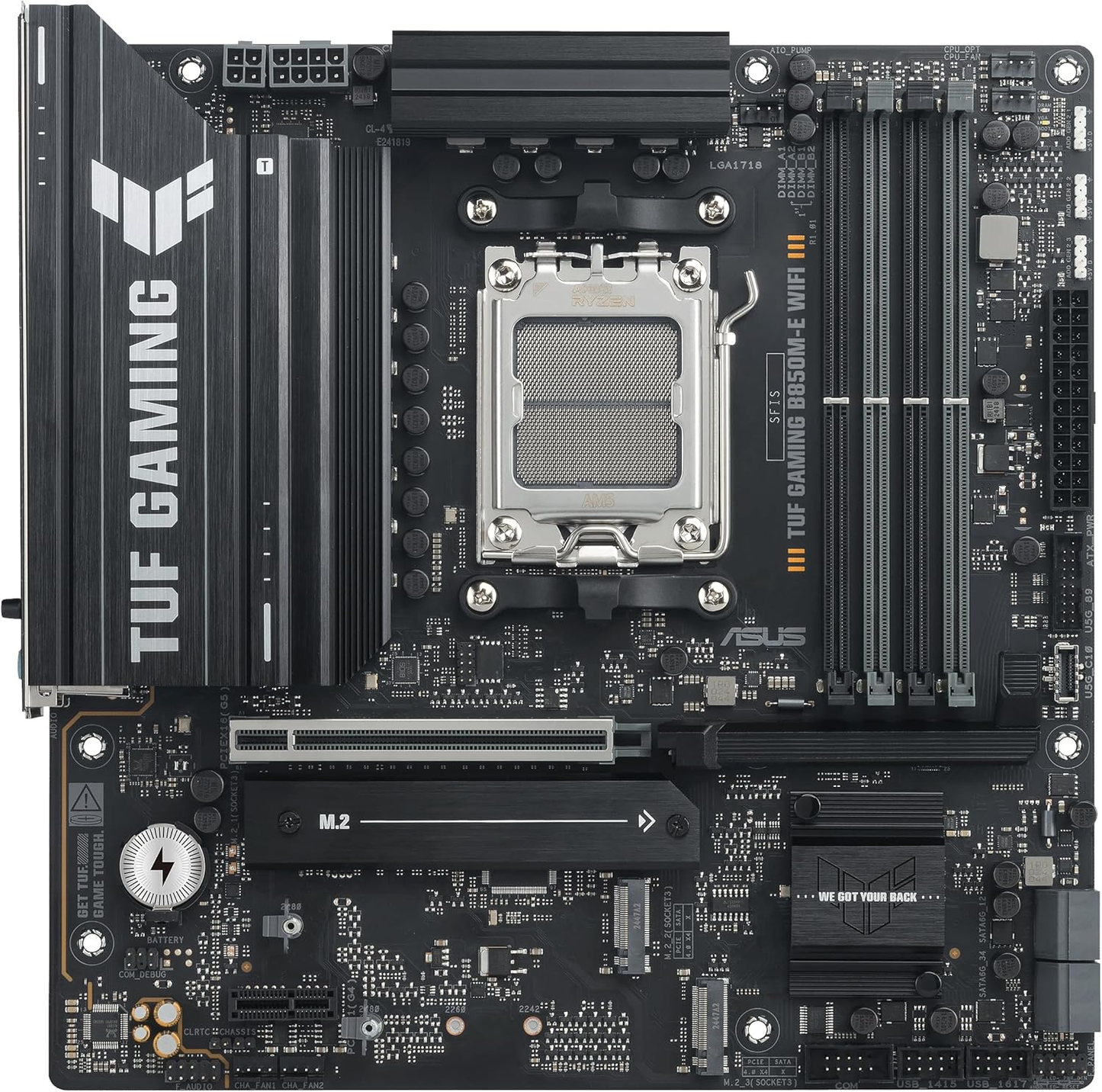 ASUS TUF GAMING B850M-E WIFI B850 AM5 Max256GB DDR5 micro-ATX