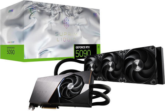 MSI GeForce RTX 5090 32G SUPRIM LIQUID SOC 32GB GDDR7 512bit PCIE
