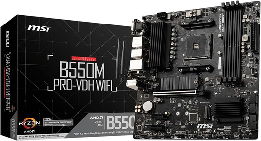 MSI PRO B550M-P B550 AM4 Max.128GB DDR4 MATX