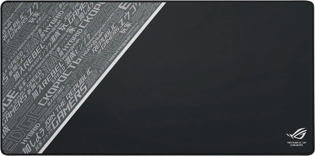 ASUS NC01 ROG SHEATH BLK CA Gaming Mousepad ROG logo stickers