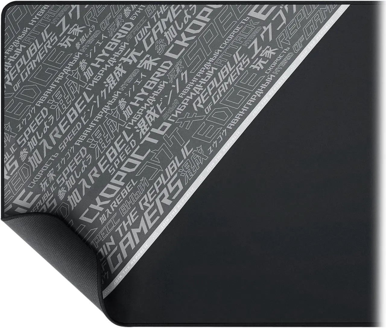 ASUS NC01 ROG SHEATH BLK CA Gaming Mousepad ROG logo stickers