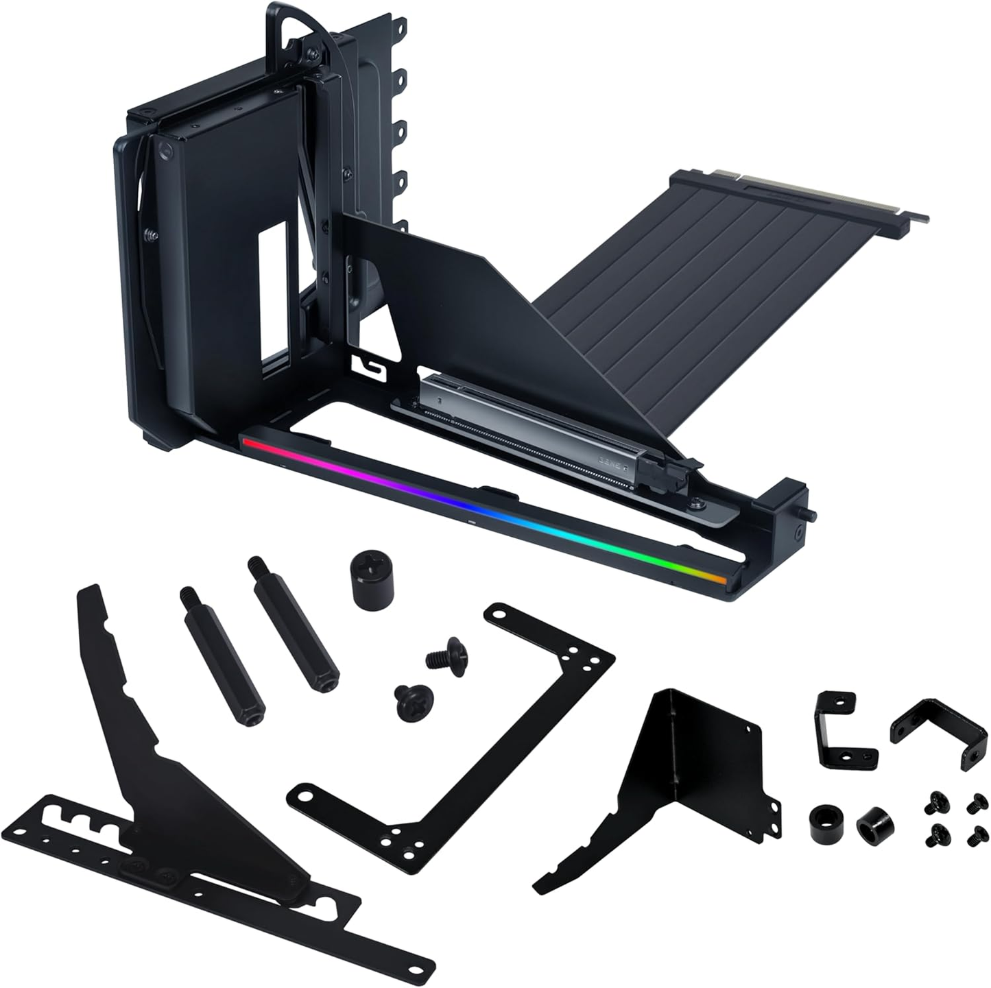 Lian-Li VG4-5-V4X Universal 4-Slots Vertical GPU kit with Gen 5 riser Black