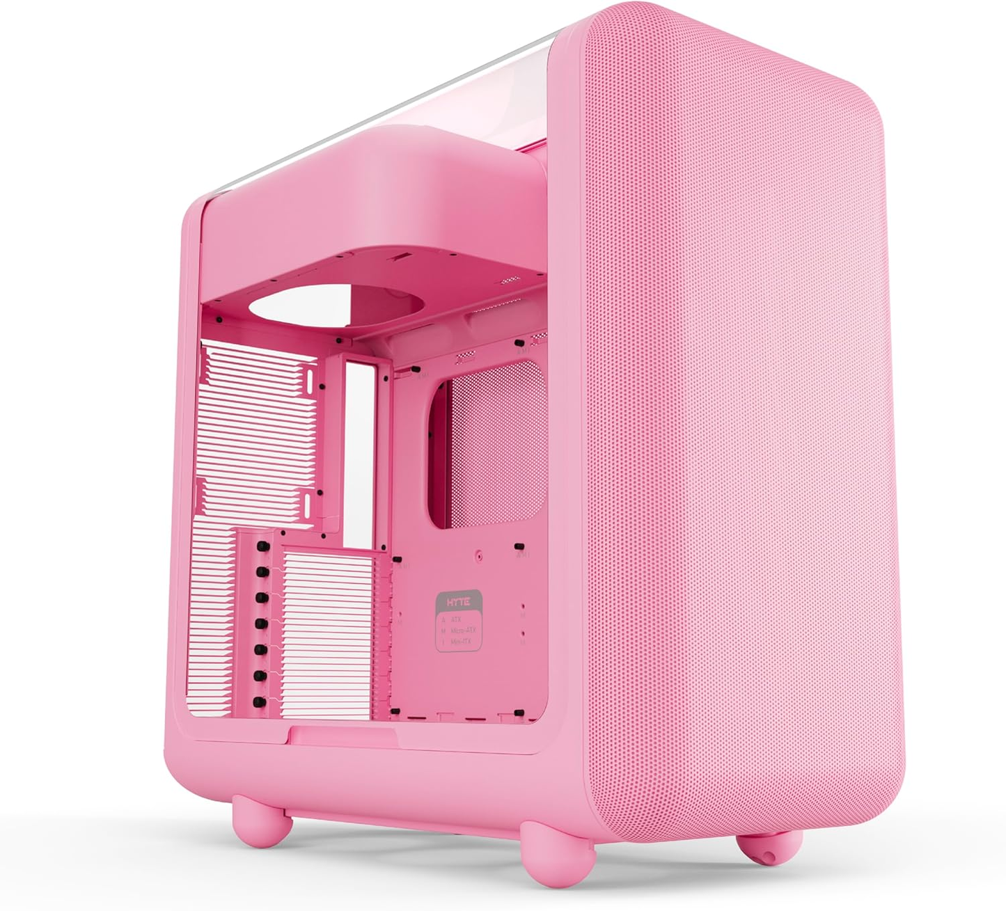 HYTE HYTE-X50G-SM X50 Mid-Tower ATX Acoustic Glass STRAWBERRY MILK