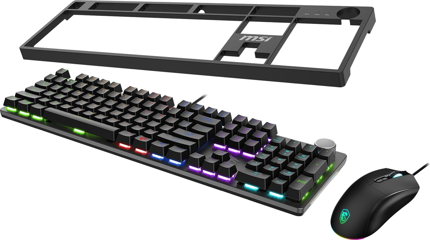 MSI FORGE GK320 COMBO RED US Full size Mechanical Red Switches