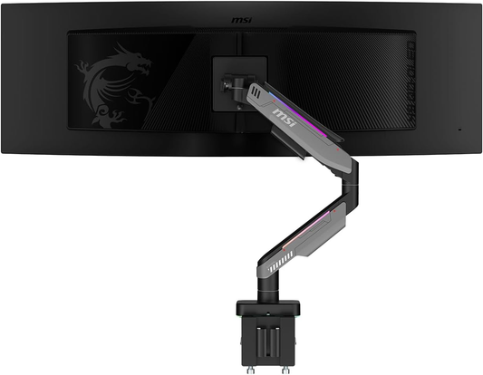 MSI MPG MT201R V2 Premium RGB Single Monitor Stand Arm f 17-49 Gray